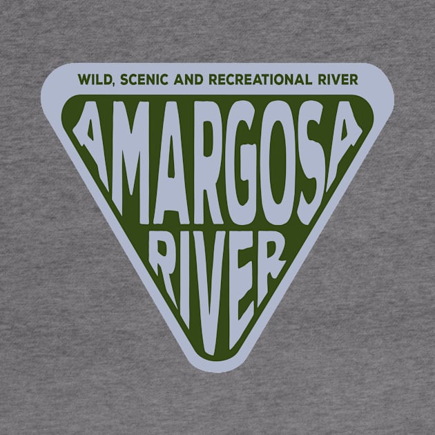 Amargosa River Wild, Scenic and Recreational River name triangle by nylebuss